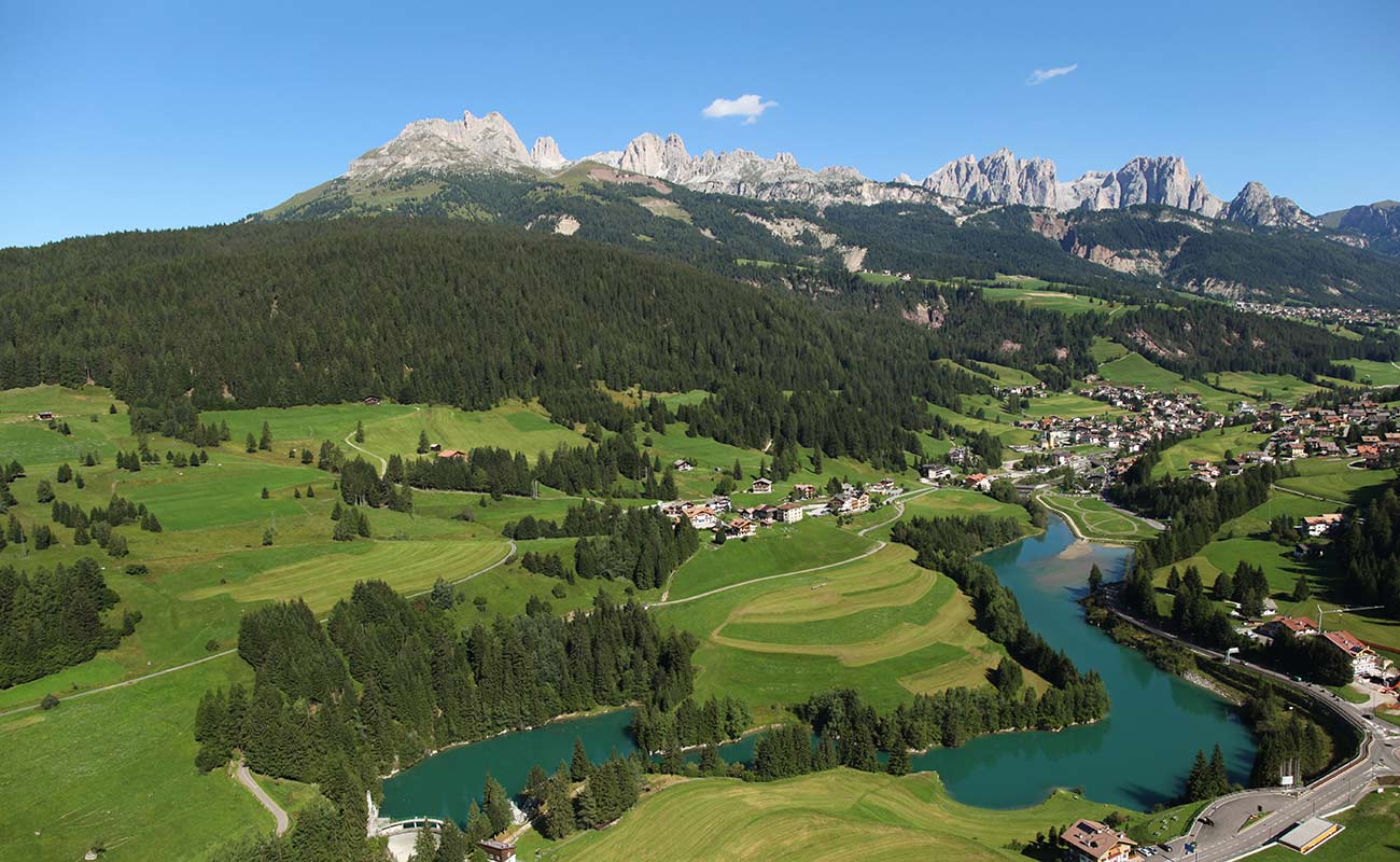 Vigo di Fassa and the surrounding area: the countryside and mountains in the summer